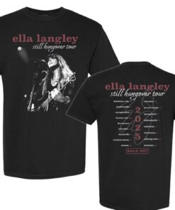 Ella Langley Hangover Tour 2025 T-Shirt, 2 Side Design for Music Lovers, Perfect for Fans
