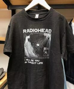 Radiohead Vintage Tour Shirt, Music Band T-Shirt