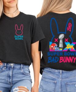 Bad Bunny Super Bowl 2025 T-Shirt, Benito Bowl Shirt, Puerto Rico Tee, Puerto Rican, Halftime Show Bunny Ears Top