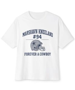 Marshawn Kneeland Forever A Cowboy Tee, Unisex Oversized T-Shirt for Football Fans, Dallas Cowboys Shirt, Oversized Football