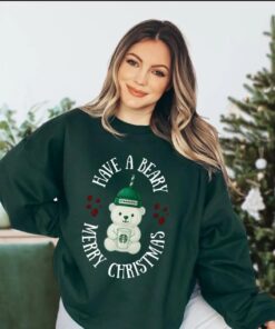 Starbucks Christmas Bearista Bear Cup Sweatshirt, Holiday Tee, Trending Now, Coffee Lovers, Christmas Shirt
