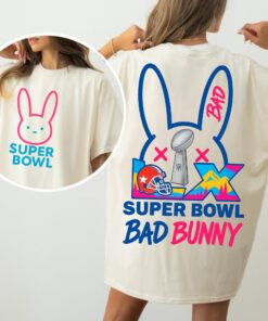 Bad Bunny Super Bowl 2025 Sweatshirt, Benito Bowl Shirt, Puerto Rico Tee, Puerto Rican, Halftime Show Bunny Ears T-Shirt