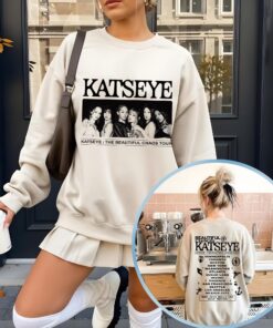 Katseye The Beautiful Chaos Tour 2025 Sweatshirt, Katseye Beautiful Chaos Album Shirt, Katseye Gnarly Hoodie, Katseye Members Soft is Strong Tee