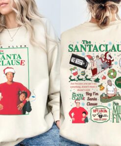 The Santa Clause Movie Sweatshirt, Funny Santa Disneyland Christmas Movie Gifts Hoodie, Santa Clause Family Matching Xmas Gifts 2025 Tee
