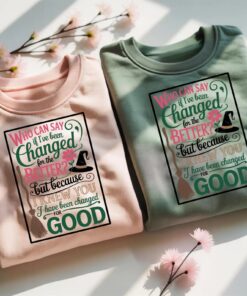 Wicked Because I Knew You I've Been Changed For Good Sweatshirt, Wicked Shirt, Defy Gravity Broomstick Hoodie, Wizard Movie Gift