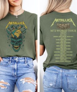 M72 T-Shirt, Vintage Metallica Shirt, World Tour Tee, Metal Band Top, Softstyle Shirt, Metallica Tshirt