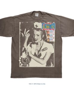 Blink 182 Band Tee, 2000s Tour Merch, Gift for Music Fans