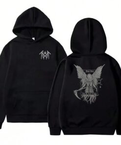 Sleep Token Embroidered Hoodie, Take Me Back To Eden Sweatshirt, Angel Grim Reaper T-Shirt, Metal Band Merch, Gothic Streetwear