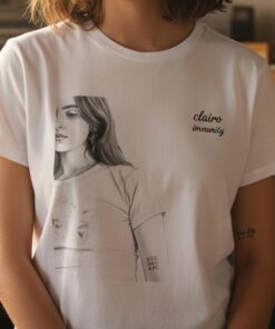 Clairo Immunity Sweatshirt, Retro Pop Music Graphic Tee, Fan-Inspired Album Merch Design, Unisex Minimalist Top, Vintage Music Gift