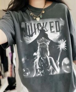 Retro Wicked Together We’re Unlimited Shirt, Defy Gravity Broomstick Magic Wand T-Shirt, Wicked The Musical Hoodie, Wizard Sweatshirt