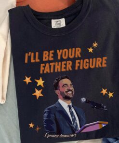Zohran Mamdani Father Figure T-Shirt, All Proceeds Donated to ROBINHOOD ORG | I’ll be your father figure, NYC Mayor, Showgirl