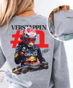 Max Verstappen Red Bull Formula One Sweatshirt, Retro F1 Racing Graphic Crewneck, Gift for F1 Fans