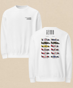 Vintage Ayrton Senna Sweatshirt, Mclaren F1 Retro T-Shirt, Monaco GP Fan Gift
