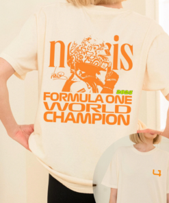Formula 1 Shirt, Lando Norris 2025 T-Shirt, Formula One World Champion, F1 Merch, Norris Race Day Tee, Gifts F1 Top, Champions 2025