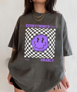 KATSEYE Everythings Gnarly T-Shirt, GNARLY Tee, Katseye Shirt, Gift for Katseye Fan, Gnarly Boba Tshirt, Gnarly Fried Chicken Top