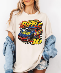 Vintage 90s Nascar Greg Biffle T-Shirt, RIP Greg Biffle Shirt, Greg Biffle Tee, Gift For Father, Gift For Mother
