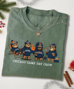Cute Chicago Football Game Day T-Shirt, Vintage Unisex Tee, Sports Fan Gift