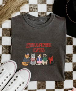 Stranger Things Shirt, Stranger Cats T-Shirt, Stranger Things Merch