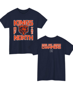 Chicago Bears Kings of the North 2025 NFC North Champions Graphic T-Shirt