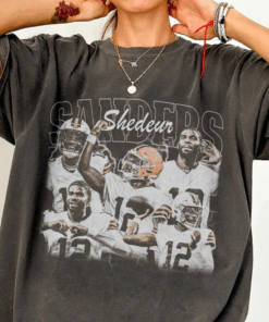 Shedeur Football Vintage Bootleg 90s T-Shirt