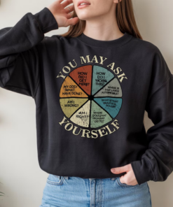 You May Ask Yourself Vintage T-Shirt, Talking Heads Shirt, Once In A Lifetime Lyrics, You May Ask Yourself Pie Chart, David Byrne Fan Gift