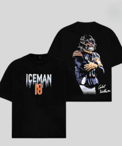 Caleb Williams 8 - Iceman 'Cold' Celly T-Shirt, Sweatshirt & Hoodie, Caleb Williams Shirt, Men's Top, Bears Merch