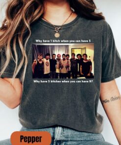 Retro One Direction Graphic Tee, 5SOS, Unisex Cotton Shirt