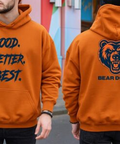 Chicago Football Good Better Best Hoodie, Bear Down Shirts, Chicago Sport Shirt, Youth Shirt, Gift for Him