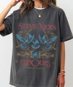 Stevie Nicks Rumours Vintage 70s Shirt, Retro Comfort Colors Music Tee, Fleetwood Mac Concert Tshirt, Rock Fan Gift