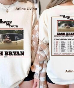 Zach Bryan With Heaven, On Tour 2026 T-Shirt, Country Music, Fan Merch Gift, Zach Bryan Tee, Concert Graphic Tee
