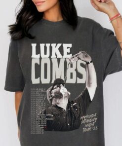 Luke Combs My Kinda Saturday Night Tour 2026 Graphic Tee, Retro Country Band T-Shirt, Funny Country Music Fan Shirt, Concert Tee