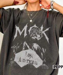 Vintage MGK Lost Americana Tour 2025 Comfort Clolors Tshirt, MGK shirt, Machine Gun Kelly Middle Finger Lost American Tour 2025 Sweatshirt