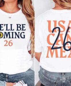 We'll be coming 26 T-shirt, Football cup Shirt, Supporters Match day Top, Perfect Gift for Football Lovers