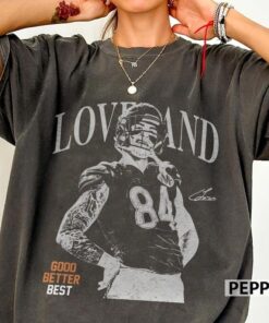 Vintage Colston Loveland Football Shirt, Chicago Good Better Best Sweatshirt, Bears Fan Gift, Game Day Shirt
