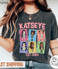 Vintage Katseye Music Shirt, Katseye K-Pop Graphic Tee, Katseye Beautiful Chaos Shirt, Katseye Gnarly Tee, Gabriela Shirt