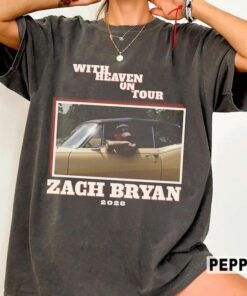 Zach Bryan With Heaven On Tour 2026 Shirt, Zach Bryan Bull Skull Comfort Colors Tee, Country Music Fan