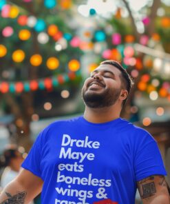 Drake Maye Boneless Wings Buffalo Football Shirt