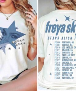 2sided Freya Skye Silent Treatment Shirt, Stars Align Tour 2026 Festival Tee, Disney Channel Zombies 4 Nova Bright, Freya Skye Concert Music