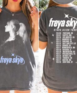2sided Freya Skye TShirt, Stars Align Tour 2026 Festival Tee, Freya Skye Concert Music