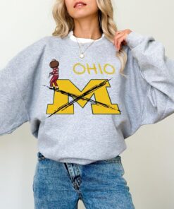 Brutus Ohio State Snow Fan Football Unisex Shirt, Erase The M Ohio State Rivalry, Funny Brutus vs Michigan Game Day Sweatshirt | Hoodie