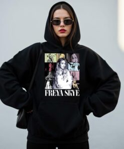 Freya Skye Shirt - Eurovision UK Singer Merch - Celebrity Fan Gift Sweatshirt - Collage Graphic Tee - Kids Toddler Music Apparel