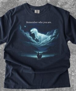 Remember Who You Are Shirt, Funny Evolution Joke Meme shirt, Chicken Dinosaur Tee