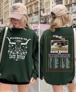 Zach Bryan With Heaven On Tour 2026 Shirt, Sweatshirt, Hoodie, Country Music Tee, Tour Dates T-Shirt, Vintage Western Graphic Tee