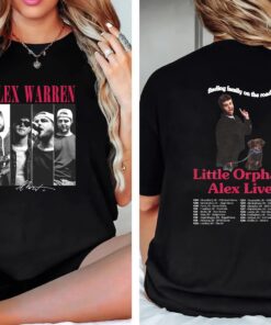 Vintage Alex Warren Tour 2026 Front and Back Graphic T-Shirt, Alex Warren Shirt Inspired, Music Country Tee, Alex Warren Merch, Music Fan Gift