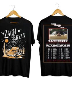Zach Bryan With Heaven On Tour 2026 Shirt, Zach Bryan T-Shirt, Zach Bryan Country Music, Zach Bryan Fan Gift, Zach Bryan Merch, Zach Bryan Tee