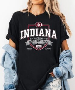 Indiana Rose Bowl Game 2026 T-Shirt, College Football Fan Gift, Indiana Hoosiers Pasadena California Graphic Tee