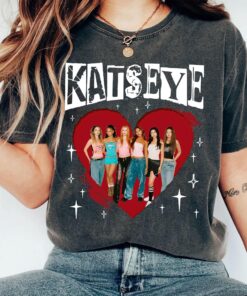 Katseye Music Shirt, Vintage Katseye Kpop Graphics T-Shirt, Katseye Beautiful Chaos Tee, Katseye Gnarly Top, Gabriela Shirts