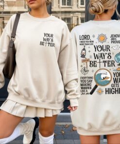 Your Way's Better Sweathirt, Proverbs 16:9 Bible Verse Hoodie, Youth Christian Religious Shirt