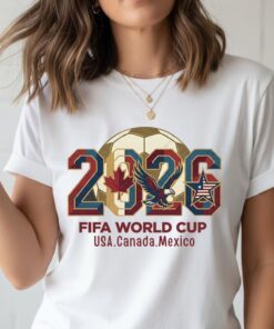 FIFA World Cup 2026 Shirt, USA Canada Mexico Soccer Fan Tee, Unisex Football Gift, Global Tournament Merch