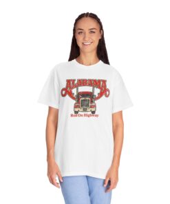 Alabama Roll On Highway Dixie Band T-Shirt, Concert Country Music Tee